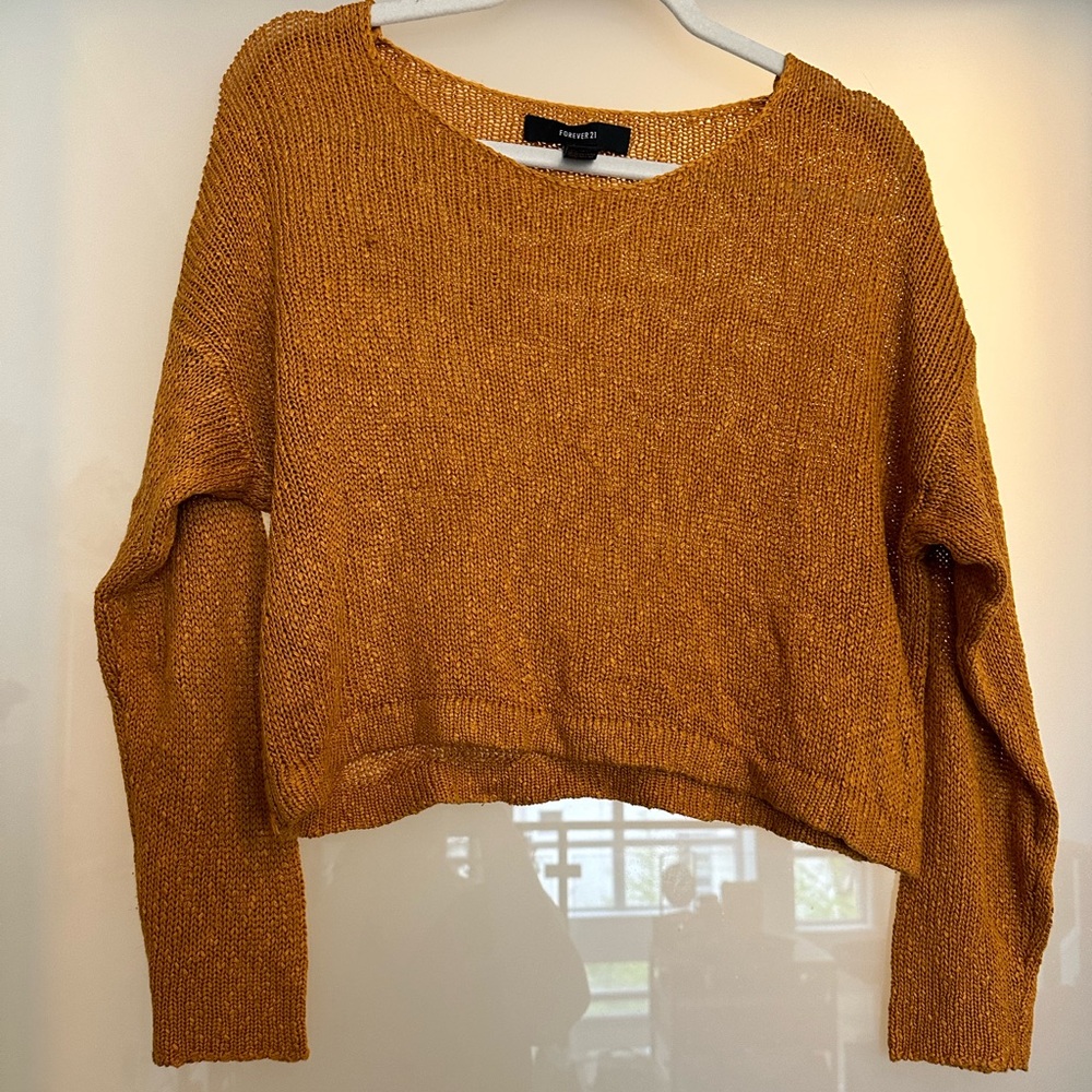Forever 21 Mustard Yellow sweater